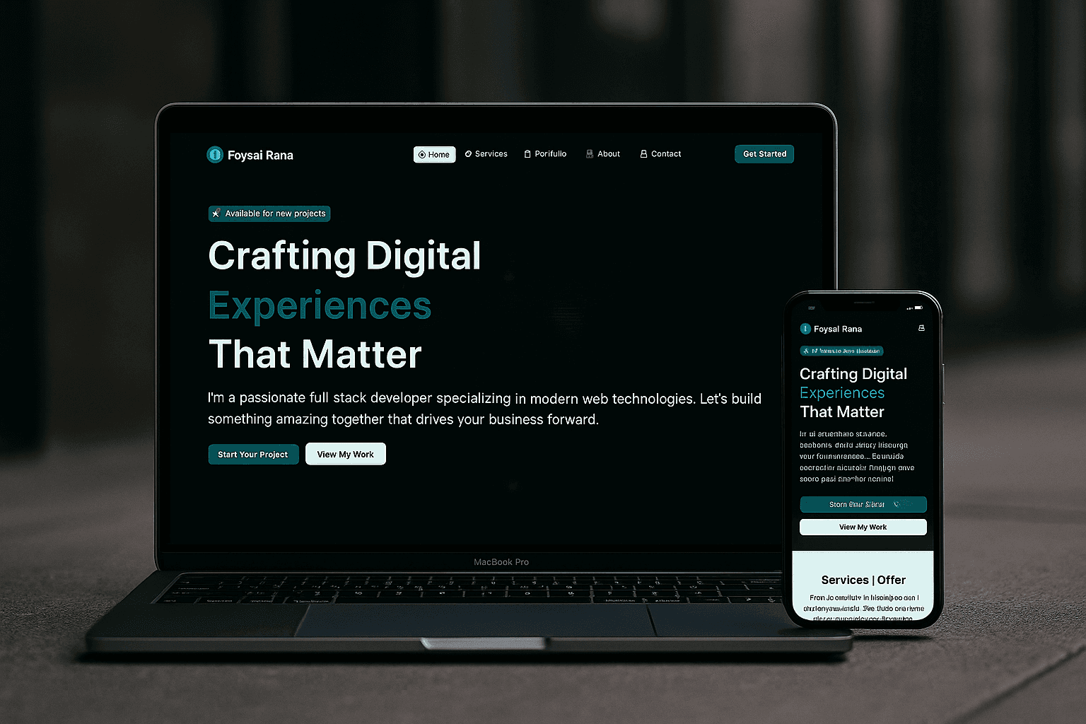 Foysal Rana – Full Stack Developer Portfolio